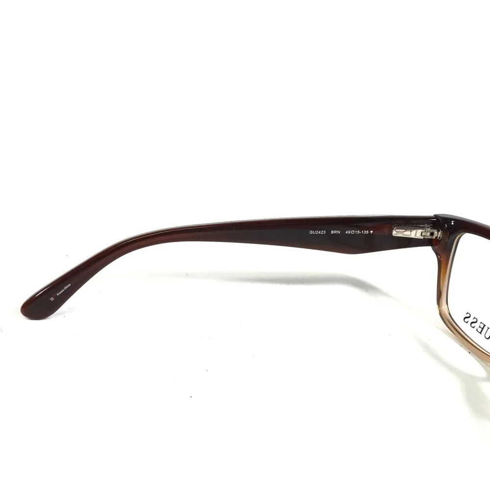 Guess Eyeglasses Frames GU2423 BRN Brown Fade Cat Eye Snakeskin 49-15-135